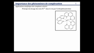 Introduction aux équilibres de complexation