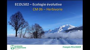 ECOL502 CM Distanciel -06- Herbivorie