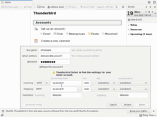 NE201 - TP1 - configuration thunderbird