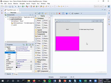 WindowBuilder : placement d'éléments graphiques, layouts