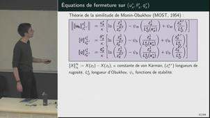 Étude mathématique du couplage océan-atmosphère incluant les échelles turbulentes