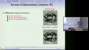 Étude de représentations parcimonieuses des statistiques d'erreur d'observation pour différentes métriques. Application à l'assimilation de données images