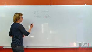 6) Soustraction - (Informatique d'instrumentation - Chapitre 1 : Numération)