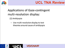 VISIONAIR : Gaze Contingent Display and Physical remote presence
