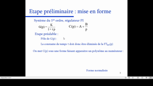 Automatique CHAP 2 partie 3 IUT1 S4