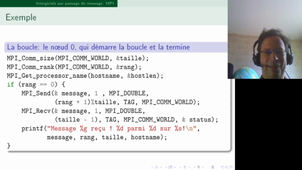 Systèmes distribués: MPI et son API