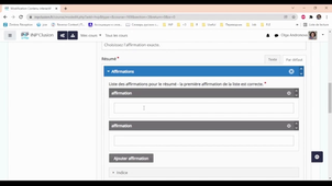 (INP'CLUSION) - Tutoriel H5P Summary