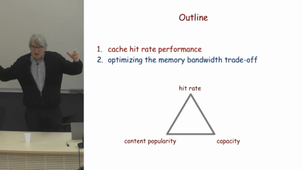 Trading off memory for bandwidth in a content-centric Internet