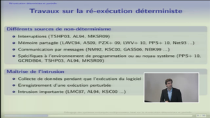 Débogage des systèmes embarqués multiprocesseur basé sur la ré-exécution déterministe et partielle