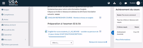 ENGLISH FOR NURSE STUDENTS_Tuto2_Connaitre les modules complementaires