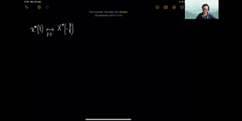 Proof of the parity property of the Fourier transform