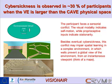 VISIONAIR : Navigation in large scal immersive environments