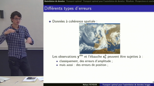 Transport optimal pour l'assimilation de données images