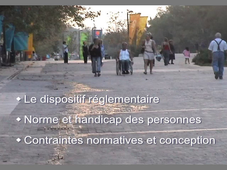 L'accessiblité des piétons la ville : regards sensibles