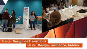 Master Design de transitions et Master Design, résilience, habiter