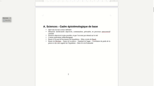 Cadre épistémologique de base