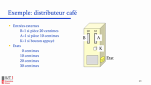 7) Automates à états finis - (Informatique d'instrumentation - Chapitre 3 : Logique séquentielle)