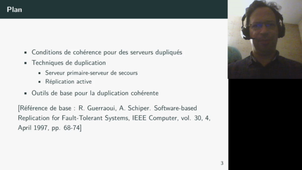 Tolérance aux pannes dans les systèmes distribués: serveurs haute disponibilité