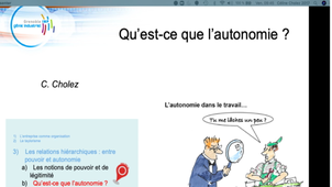 Les relations hiérarchiques : entre pouvoir et autonomie b) Qu'est-ce que l'autonomie ? part.1