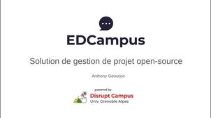 EDCampus tutoriel 1 - Les bases